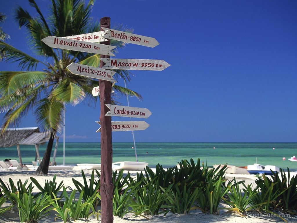 Directions, Santa Lucia Beach, Cuba